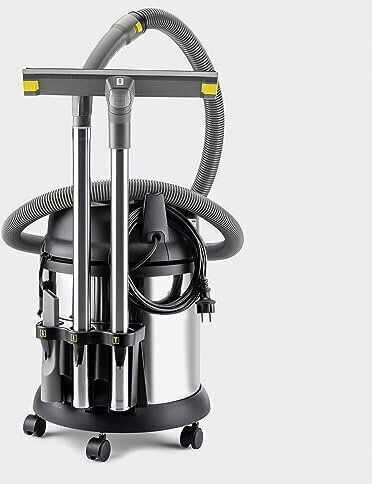 Karcher NT 27/1 Me Adv Staubsauger Flüssigkeiten / Feststoffe 1380W mit Edelstahl Behälter 27Es
