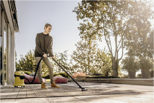 Karcher Wd3 Home S Прахосмукачка За Течности / Твърди 1000W с Пластмаса Контейнер 19лт