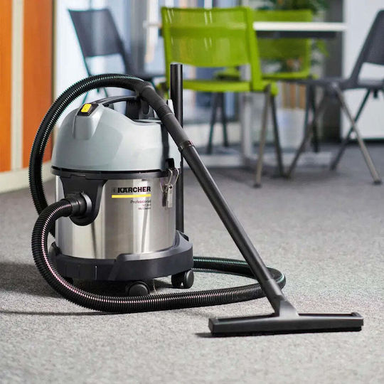 Karcher Прахосмукачка за Мокро / Сухо 1500W с Неръждаем Контейнер 20л Сребриста