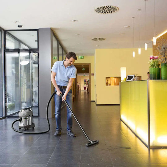Karcher Прахосмукачка за Мокро / Сухо 1500W с Неръждаем Контейнер 20л Сребриста
