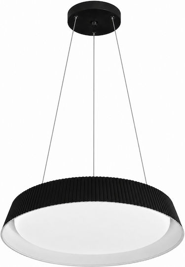 Spot Light Висящо Осветително Тяло Черно LED с Регулируемо Бяло Светлина