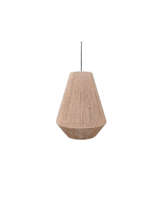 InTheBox Pendant Light Beige with Rope 30x30x38cm