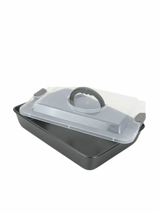 24home.gr Backform Rechteckig mit Deckel Aluminium