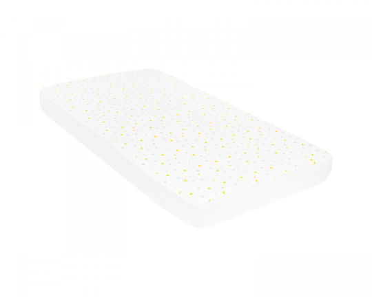 Kikka Boo Hearts Waterproof Baby Bed Mattress Protector Cotton With Elastic Straps 60x120x15cm