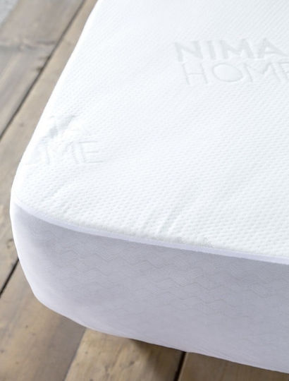 Nima Abbraccio Jacquard Wasserdichtes Baby Matratzenschoner Für Krippe mit Futter