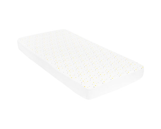 Kikka Boo Dots Impermeabil Protecție saltea pentru bebeluși Bumbac cu bordură 60x120buc
