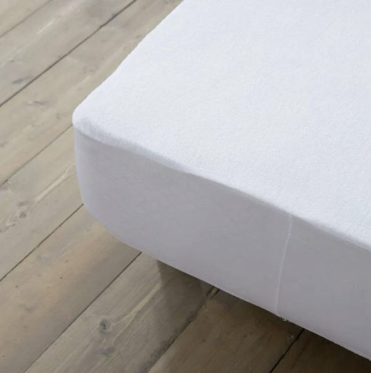 Nima Abbraccio Terry Baby Mattress Protector Crib Terry Towel with Fitted Border 70x140x20cm