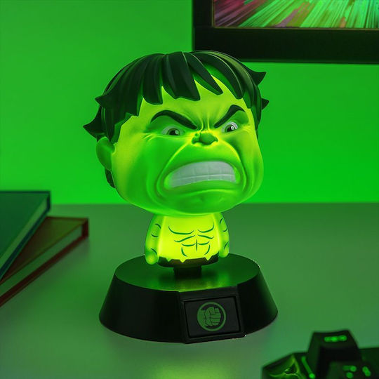Paladone Lămpi De Masă Pentru Copii Decorațiuni Luminos Marvel - Hulk Verde