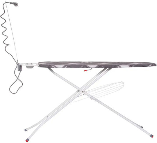 Eurogold Masă de călcat pentru fier de călcat cu aburi compactă 120x38cm