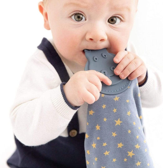 Cheeky Chompers Midnight Stars Waterproof Bandana Silicone with Button Midnight Stars for 2 m+