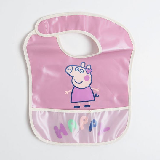 Cool Club Waterproof Plastic Baby Bib with Elastic Neck Opening with Pocket 3pcs