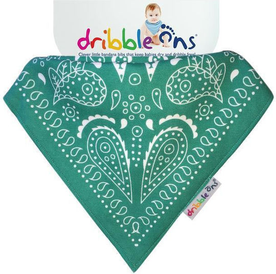 Dribble Ons Μπαντάνα Υφασμάτινη με Κουμπί Cow Print