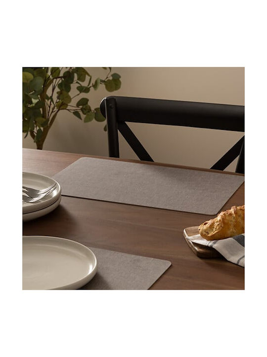 Secret de Gourmet Сервизи за маса Пластмаса Сив 45x30см 1бр