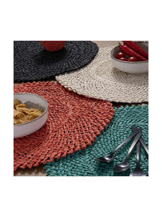 Nef-Nef Homeware Arenia Σουπλά Στρογγυλό Καφέ