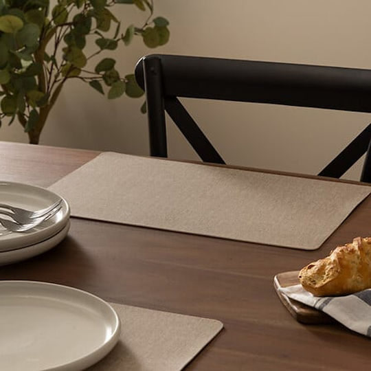 Marva Platzdeckchen Kunststoff Beige 45x30cm 1Stück