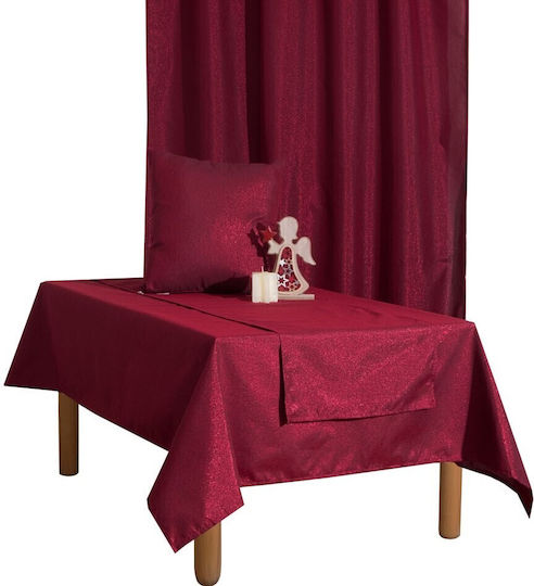 Viopros Placemat Fabric Red 32x45cm 4pcs