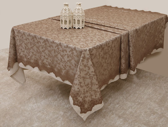 Anna Riska 2330 Σουπλά Υφασμάτινο Beige 32x45cm 4τμχ