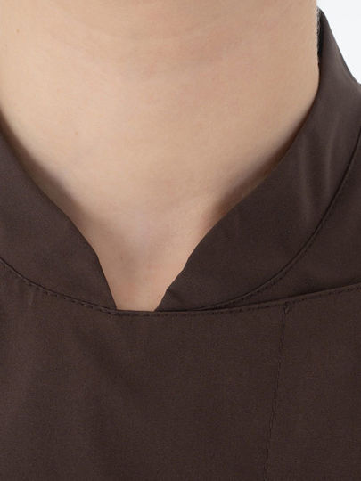 Giblor's Coat Chef Female Brown with Long Sleeve