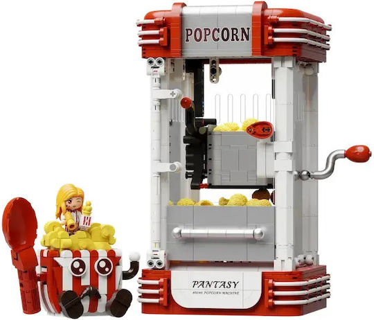 Pantasy Sammelbare Figuren Popcorn Maschine Modellbausatz Baukasten 1201 Stücke