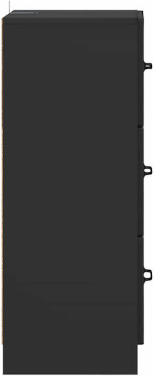 Comodă de Depozitare din Lemn cu 3 Sertare M33xL34.5xÎ87cm