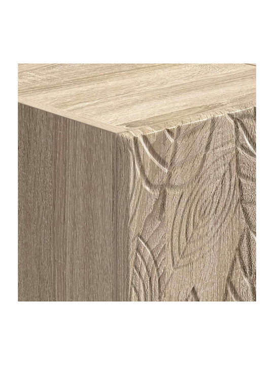 Wooden Storage Drawers with 3 Drawers L33xW34.5xH90cm