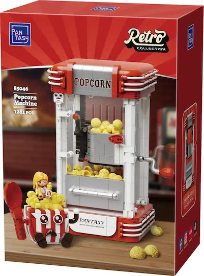 Pantasy Sammelbare Figuren Popcorn Maschine Modellbausatz Baukasten 1201 Stücke