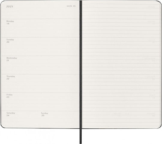 Moleskine Classic Planner 2026 2027 Weekly Notes 18 Month Black Large 13x21 Hard Cover 8056999279790