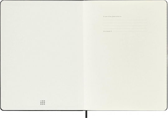 Moleskine Classic Планиращ 2026 2027 Седмични Бележки 18 Месеца Черен Екстра Голям 19x25 Твърда Корица 8056999279905