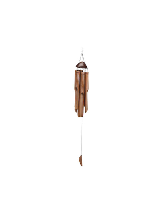 Zaros Decorative Melody Melodos Handmade Brown Wooden 15x54cm