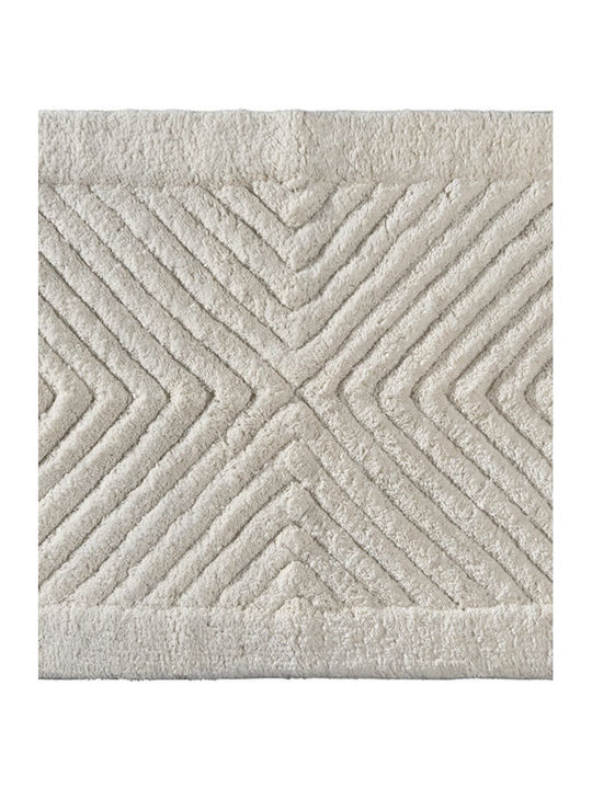Guy Laroche Badematte Baumwolle Rechteckig Mozaik 1127091120027 Perla 40x60cm