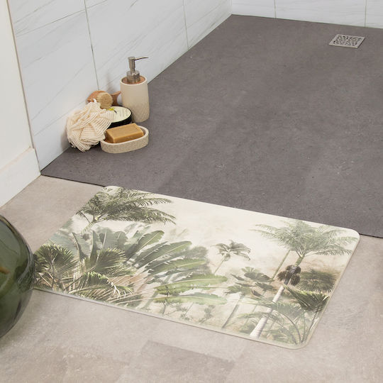 Rutschfest Badematte Rechteckig T-d Escape 7800776 Grün 39x60cm