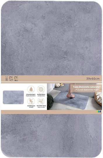 Non-Slip Bath Mat T-d Concrete 7800618 Concrete 39x60cm