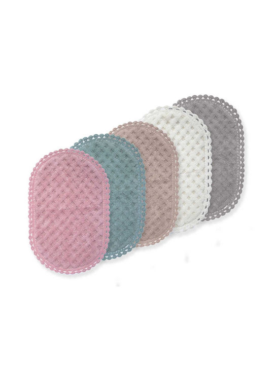 Nef-Nef Homeware Bath Mat Cotton Touch 034261 Dusty Aqua 55x85cm