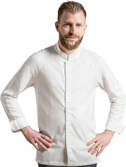 Clement Design Haina Bucătar Bărbat Alb cu Mânecă lungă Forza