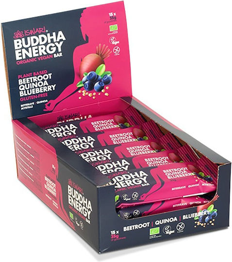 Iswari Energy Bar with Beetroot Quinoa & Blueberry 30g