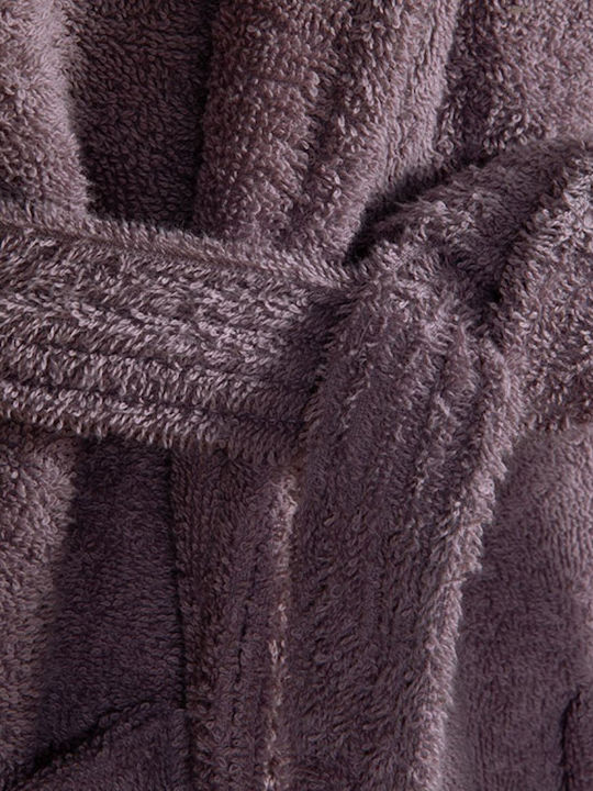 Nef-Nef Homeware Свеж Халат с Яка Лилав