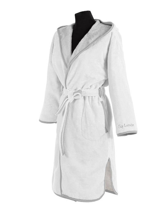 Guy Laroche New Comfy Μπουρνούζι σε Εκρού Χρώμα