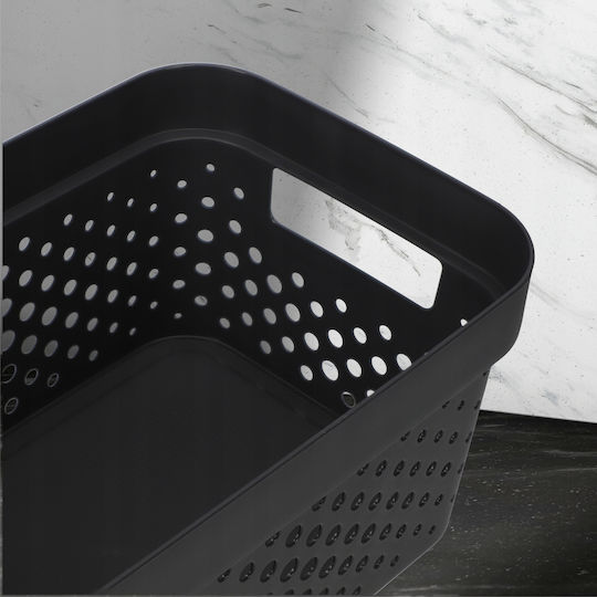 Curver Пластмаса Кутия за съхранение с капак Сив 26x18x12см 1бр