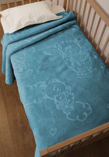 Anna Riska Blau Kinderdecke