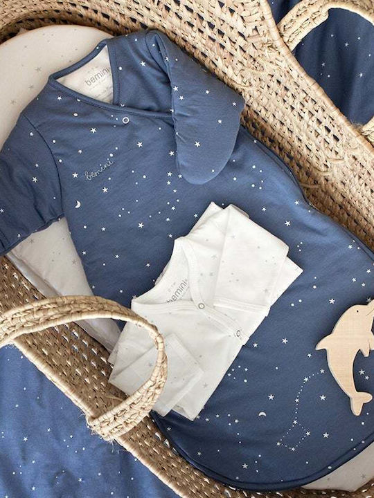 Bemini Χειμερινός Υπνόσακος με Πόδια Magic Bag 3 tog Blue με Αποσπώμενα Μανίκια