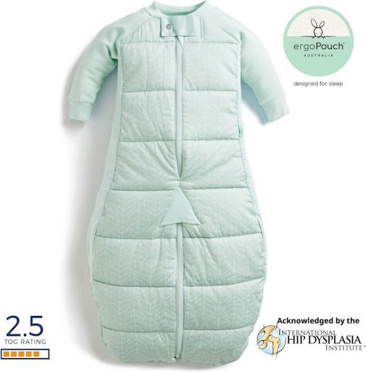 Ergo Pouch Winter Sleeping Bag with Feet Sleep Suit 2.5 Tog Sage