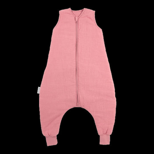 Meyco Winter Sleeping Bag with Feet Muslin Rose