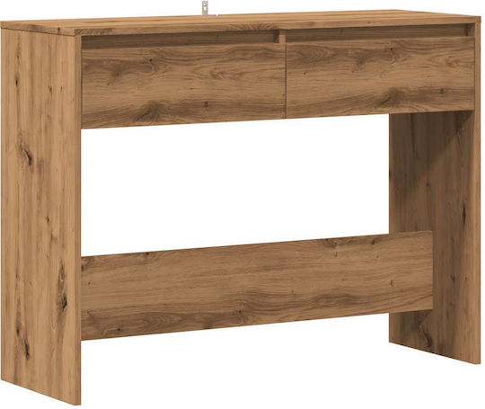 Wooden Console Table Αρτισιανή Δρυς L100xW35xH76.5cm Wooden Console Table Αρτισιανή Δρυς L100xW35xH76.5cm