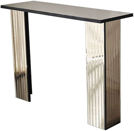 Wooden Console Table Bronze L105xW34xH80cm