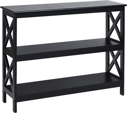 Consolă Lemn Negru L100xL33xH80buc