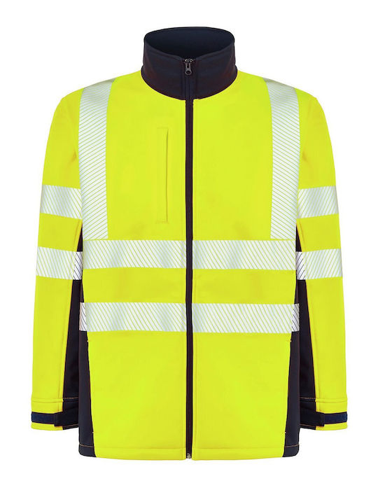 JHK Arbeitsjacken Reflektierend Softshell Marineblau