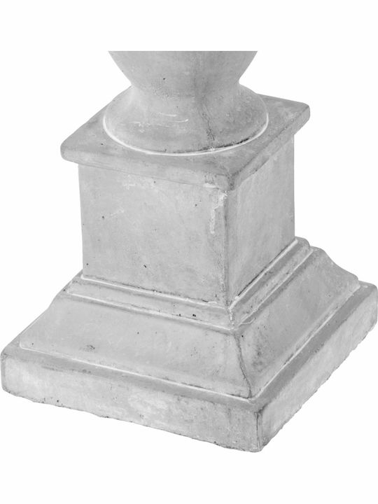 Artekko Candle Holder Stone Grey 15x15x36cm 1pcs