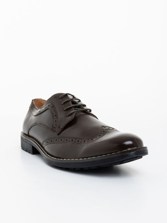 Leather Men's Oxfords Brown