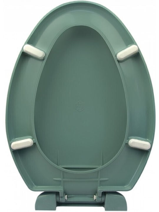 EVIOP Capri Toilet Seat Plastic 52.5x35.5cm Ivory