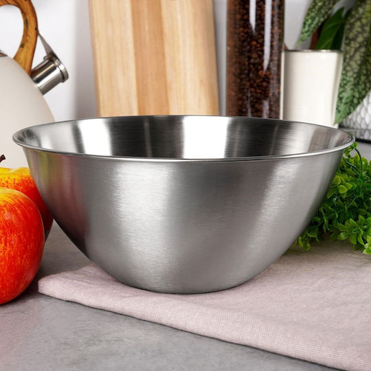 Excellent Houseware Купа за сервиране Кръгла Inox с диаметър 21.5бр